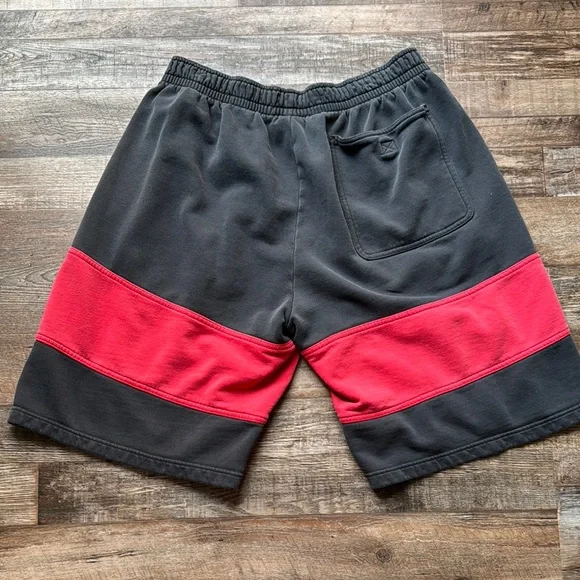 Men's Black and Red Jordan Athletic Shorts - Picture 6 of 6